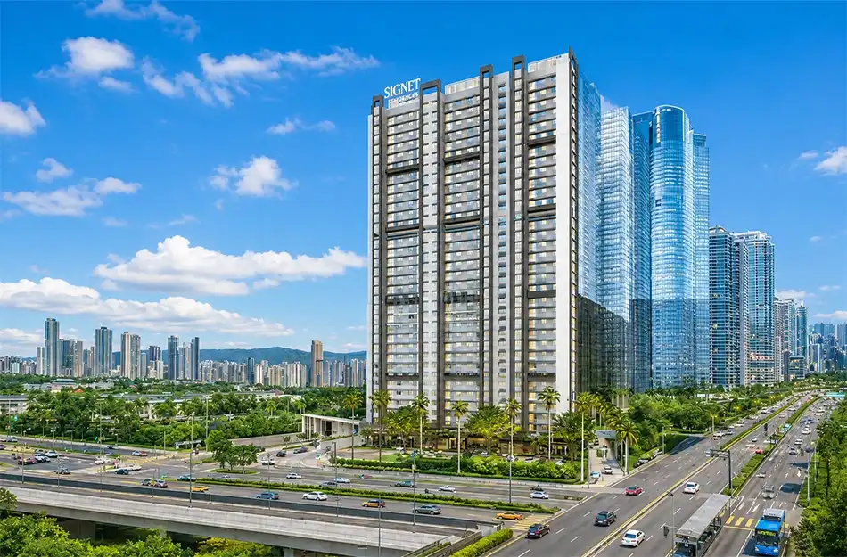 Signet residential building elevation, Malad